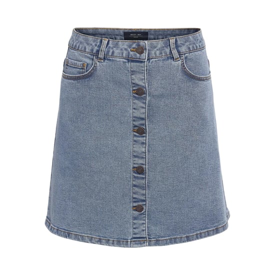 Noisy May Denim A-lijn minirok voor dames (Lichtblauw) - Image 2