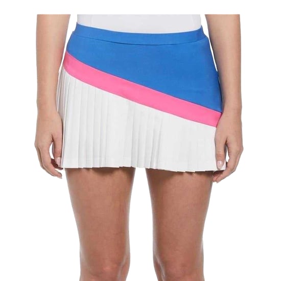 Original Penguin Dames/Dames Asymmetrische Tennis Skort (Nevels Blauw) - Image 1