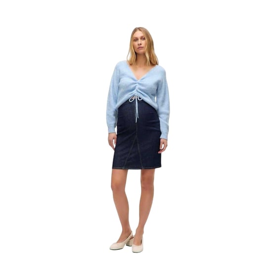 Mamalicious Mlatlanta-spijkerrok voor dames (Donkerblauw) - Image 1