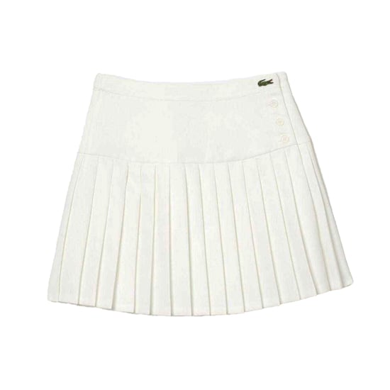 Lacoste Dames/Dames Gebreide Tennisrok (Wit) - Image 2