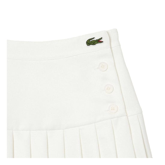 Lacoste Dames/Dames Gebreide Tennisrok (Wit) - Image 4