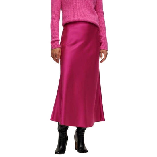 Boss Dames Vinarea Effen Bodycon Tube Rok (Heldere Roze) - Image 3