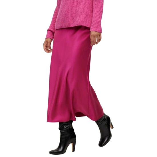 Boss Dames Vinarea Effen Bodycon Tube Rok (Heldere Roze) - Image 4
