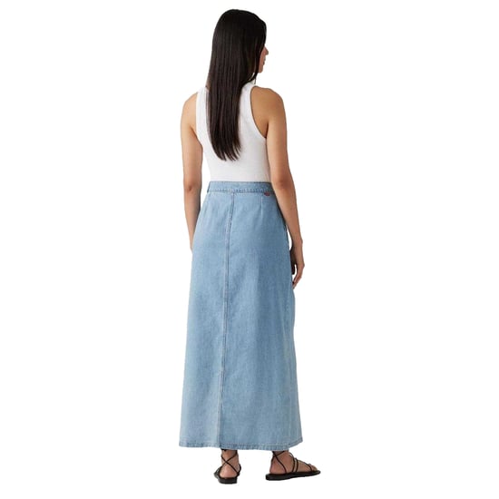 Levis Denim wikkelrok met kolomlijn voor dames (Blauw) - Image 2