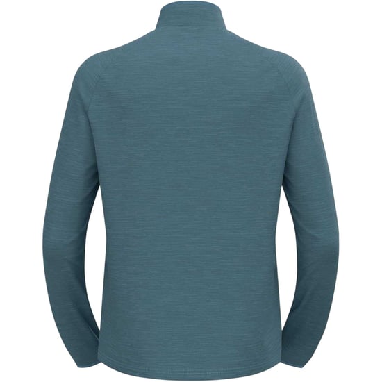 Odlo Heren Essentials Kwart Rits Fleece Top (Blauw) - Image 1