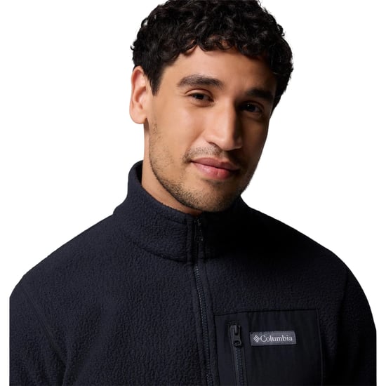 Columbia Jasper Ridge Fleece Jas Heren (Zwart) - Image 3