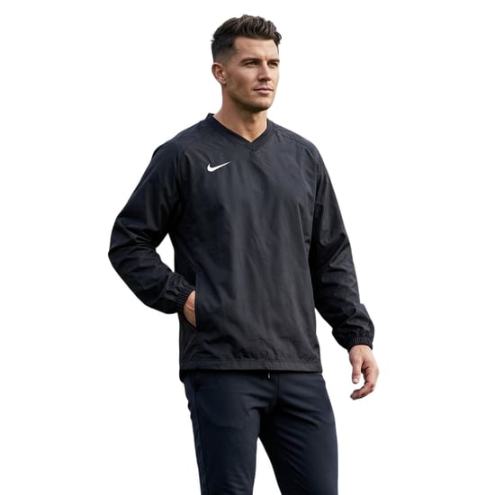 Nike Heren V-Hals Trainingsshirt (Zwart) - Image 3