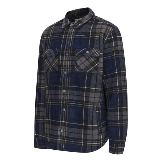 SoulCal Heren geruite polyester jas (Marine) - Image 3