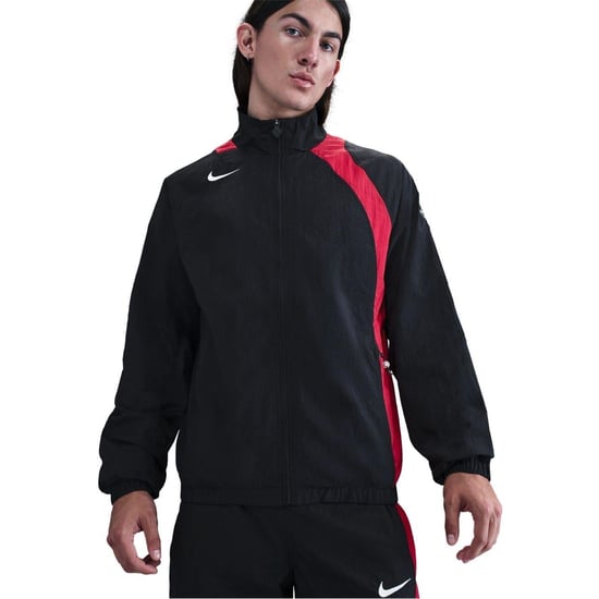 Nike Heren Total 90 Waterafstotend Track Jacket (Zwart, Rood) - Image 2