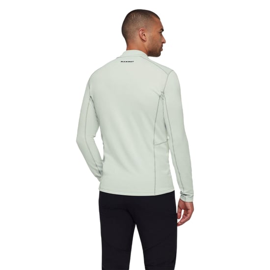 Mammut Heren Aener Quarter Zip Slim Fleece (Zilveren Salie) - Image 3