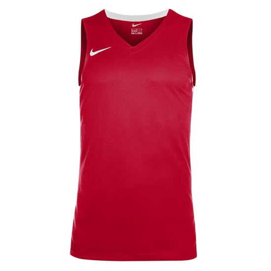 Nike Basketbalshirt voor kinderen met V-hals en zonder mouwen (Universitair Rood/Wit) - Image 1