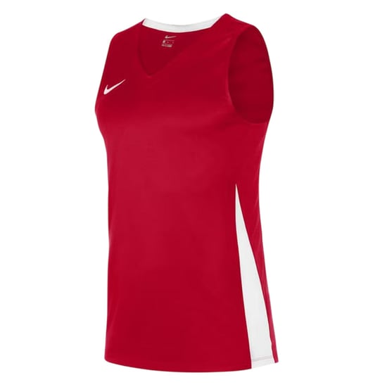 Nike Basketbalshirt voor kinderen met V-hals en zonder mouwen (Universitair Rood/Wit) - Image 3