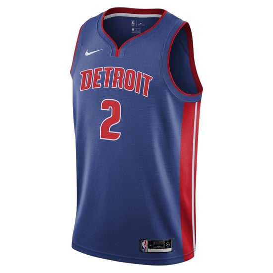 Nike Cunningham Detroit Pistons basketbalshirt voor kinderen (Blauw) - Image 1