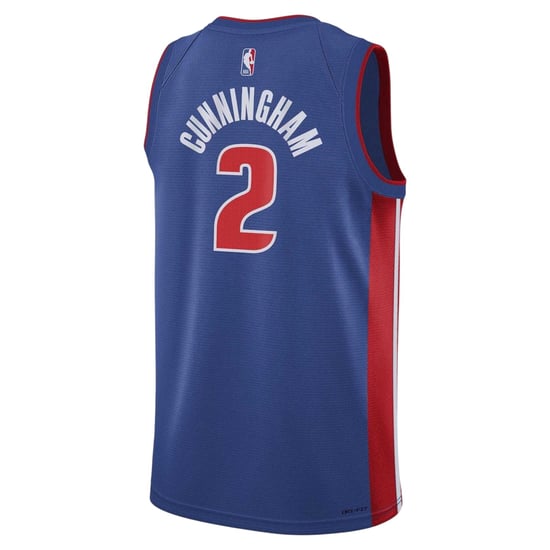 Nike Cunningham Detroit Pistons basketbalshirt voor kinderen (Blauw) - Image 2