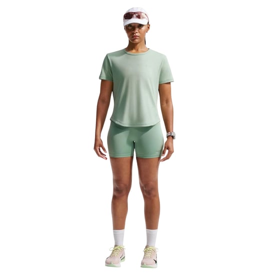 Nike Swoosh Dri-FIT-shirt voor dames (Groen) - Image 1