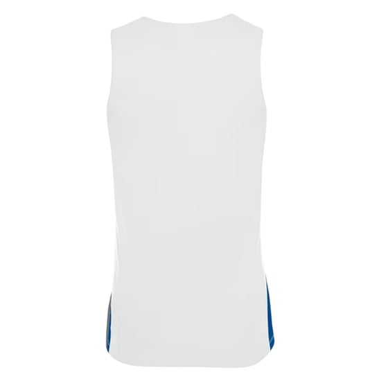 Nike Basketbalshirt voor kinderen met V-hals en zonder mouwen (Wit/royaal blauw) - Image 2