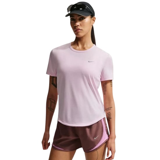 Nike Swoosh Dri-FIT-shirt voor dames (Roze schuim) - Image 2