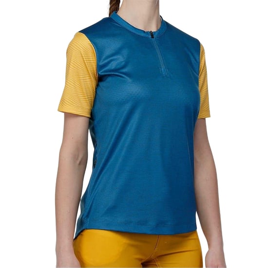 Bicycle Line Fietsshirt met kleurblokken voor dames (Avio Blauw) - Image 3