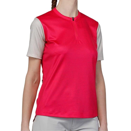 Bicycle Line Fietsshirt met kleurblokken voor dames (Fuchsia) - Image 3