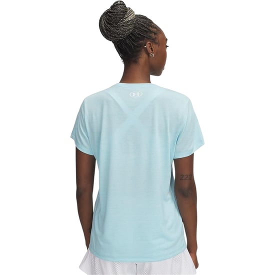 Under Armour Twist T-shirt met korte mouwen voor dames (Stream) - Image 3