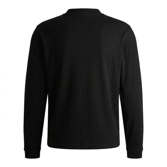 Hugo Heren-T-shirt met hoge kraag en lange mouwen (Zwart) - Image 2
