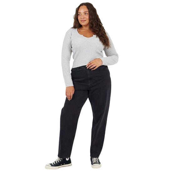 Brave Soul Dames Notch Neck Lange Mouwen T-Shirt (Grijs Marl) - Image 1