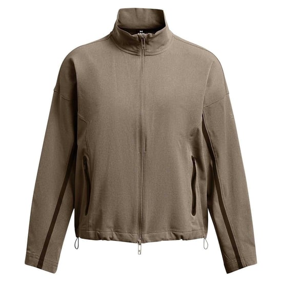 Under Armour Geventileerde sporttrainingsjas voor dames uit de Unstoppable-collectie (Bruin) - Image 2