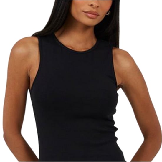Brave Soul Dames Korte Mouwen Bodycon MIni Jurk (Zwart) - Image 3