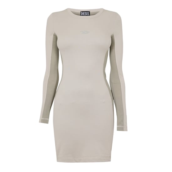 Diesel Mini-jurk met ronde hals en ovale uitsnijding voor dames (Neutraal) - Image 1