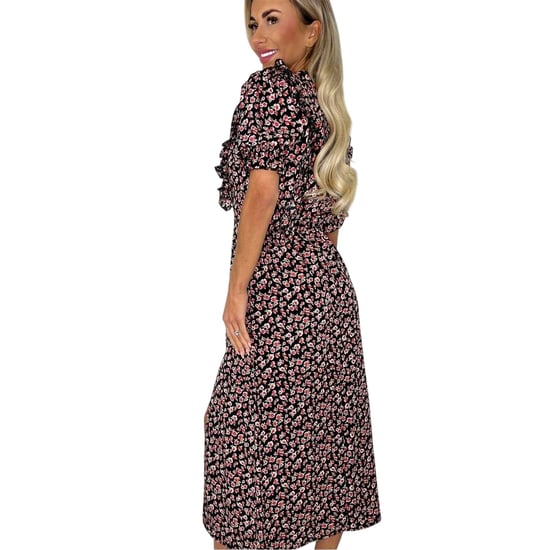AX Paris Midi-jurk met rozenprint voor dames (Veelkleurig) - Image 2