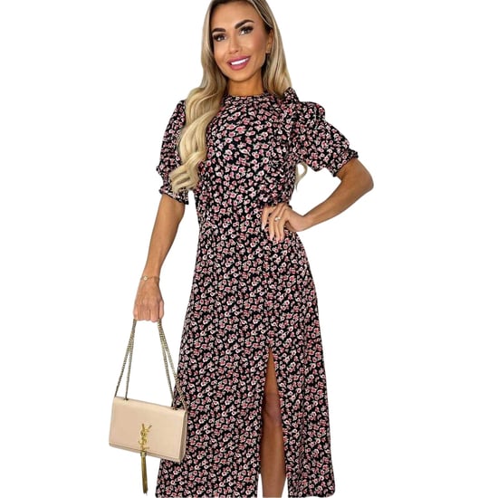 AX Paris Midi-jurk met rozenprint voor dames (Veelkleurig) - Image 3