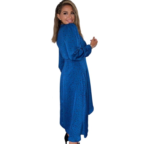 AX Paris Wrapjurk van bedrukt polyester voor dames (Blauw) - Image 2