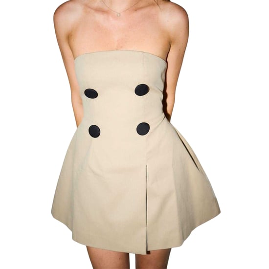 Odd Muse Dames: De ultieme bandeau-minijurk (Beige) - Image 3