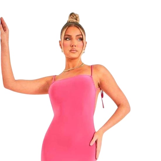 Missy Empire Dames Ruched Achter Fitted Maxi Jurk (Roze) - Image 2