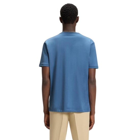 Hugo Diragolino T-shirt voor heren met logo op de borst (Medium Blauw) - Image 3