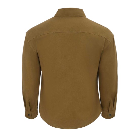 Firetrap Heren-shirt met logo, dik, met lange mouwen (Leger Khaki) - Image 2