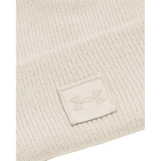 Under Armour Halftime geribde casual muts voor volwassenen (Wit) - Image 2