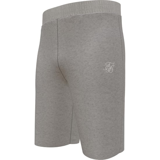 SikSilk Heren Logo Sweat Shorts (Grijs Marl Marl) - Image 4