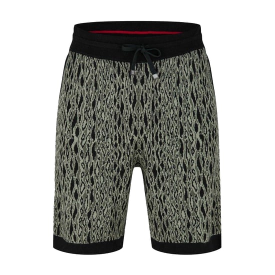 Hugo Heren Sweat Shorts met dierenprint (Groene afdrukken) - Image 1