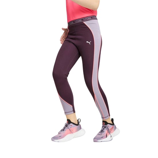 Puma Tweekleurige sportlegging met 7/8-lengte voor kinderen (Pruim Paars) - Image 3