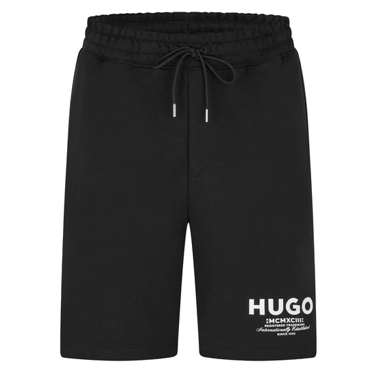 Hugo Boss Heren Nomario Sweat Shorts (Zwart, Wit) - Image 1
