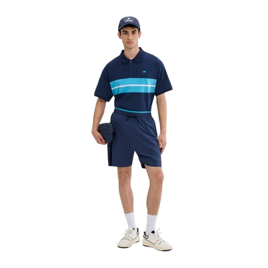 Ellesse Heren Zimp Bermuda Elastische Taille Sweat Shorts (Marine) - Image 1