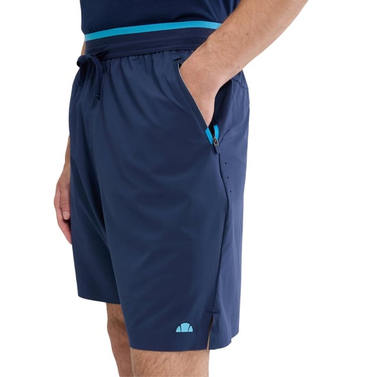 Ellesse Heren Zimp Bermuda Elastische Taille Sweat Shorts (Marine) - Image 4