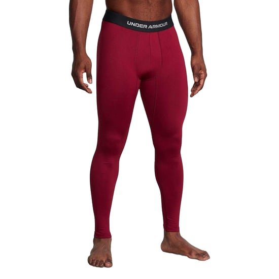 Under Armour Heren Armour Compressie Leggings (Rood) - Image 3