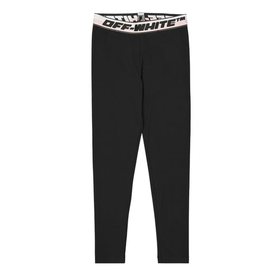 Off White Leggings met logo voor kinderen (Zwart) - Image 1