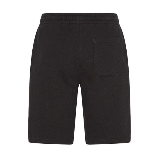 Off White Heren Relaxed Fit Lounge Sweat Shorts (Zwart/Beige) - Image 2