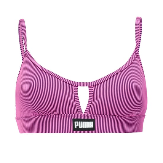 Puma Dames/Dames Peek A Boo Stripe Bikinitop (Roze) - Image 1