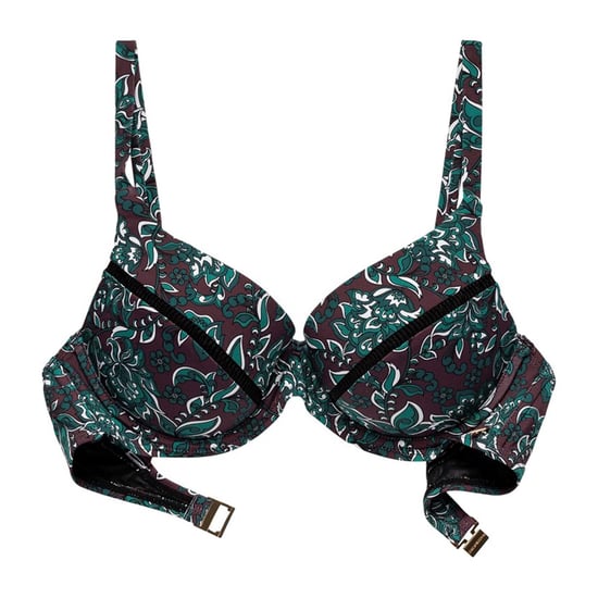 Panos Emporio Bikinitop met bloemenprint voor dames (Paars) - Image 1