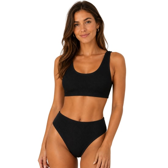 SoulCal Dames/Dames Ribbed Bikini Set (Zwart) - Image 1