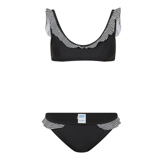 Zoggs Dames/Dames Frill Bikini Set (Zwart) - Image 1